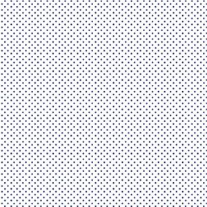 Navy Spot on White