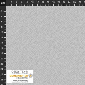 Grey Floral Stof Extra Wide 108"Wide - ONLY 1M LEFT