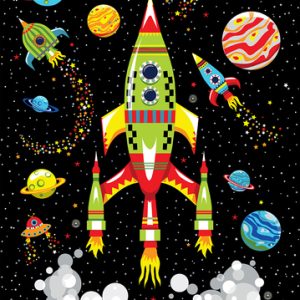 Blast into Space Panel