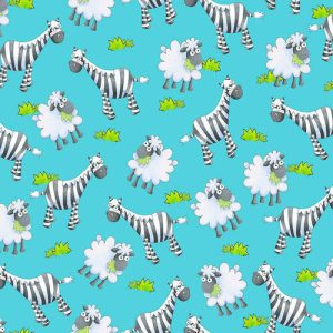Noah Zebra and Sheep