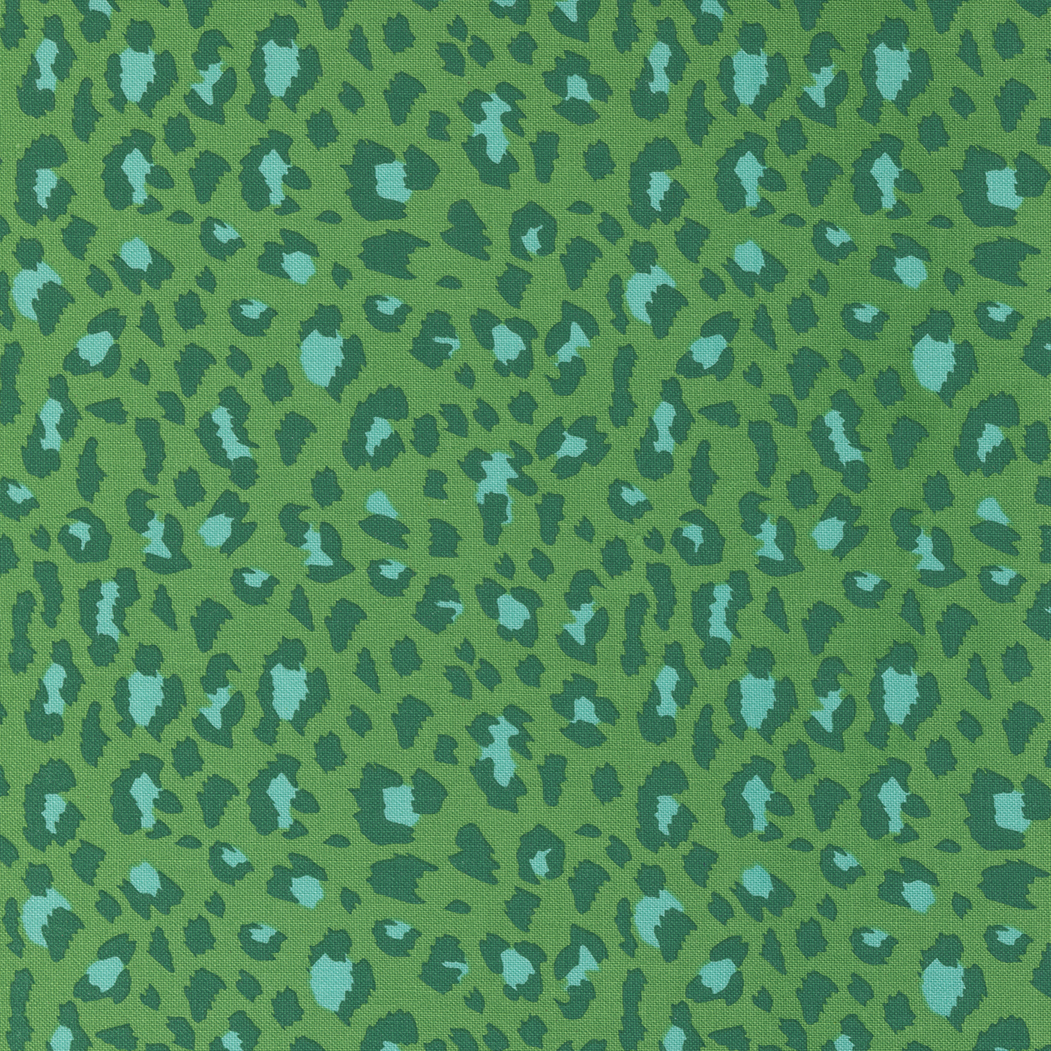 Jungle Paradise Green Tiger Print