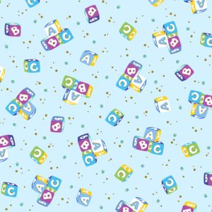 Lil Buddies ABC Blocks Blue