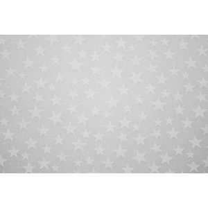 Stof White on White Stars