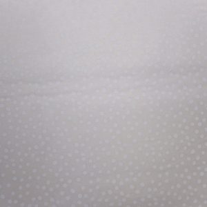Stof White on White Dots