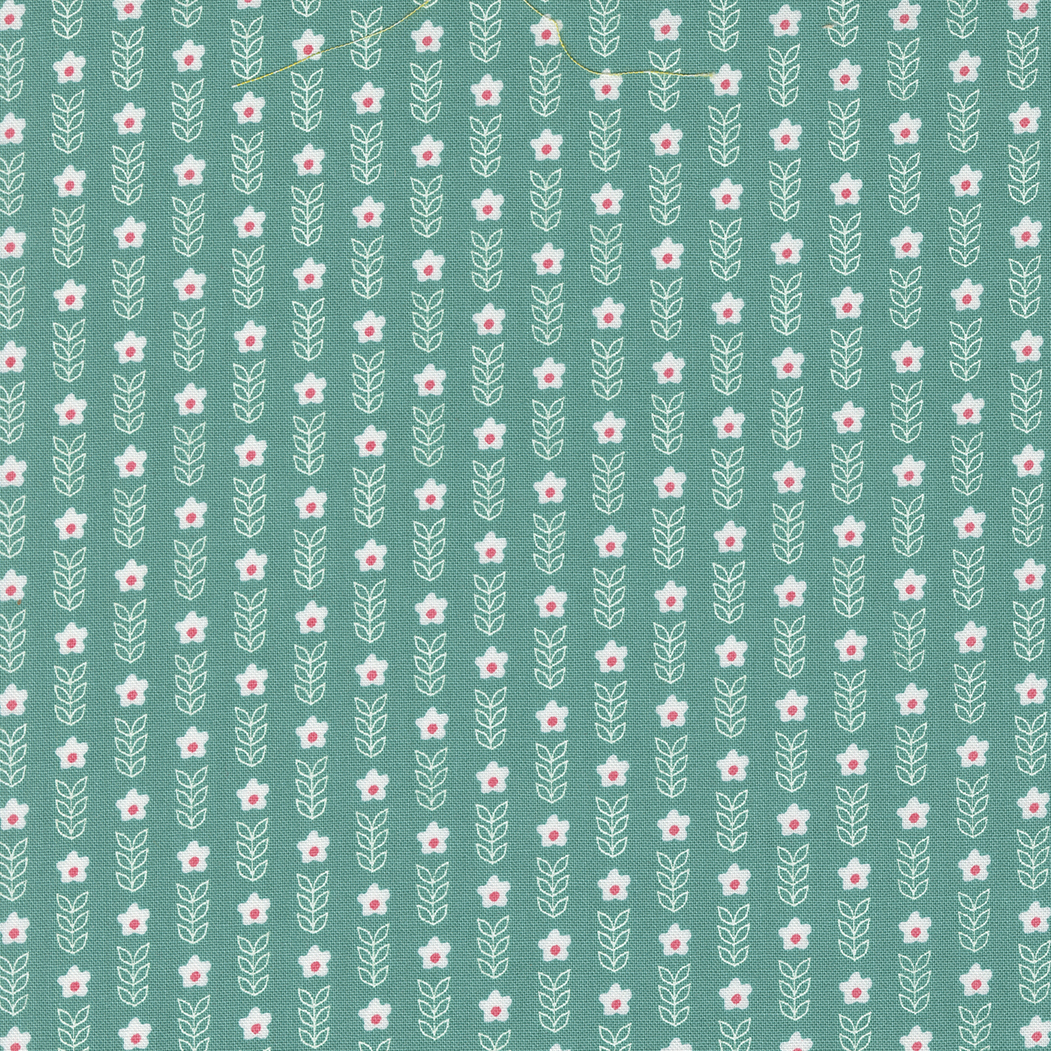 Strawberry Lemonade Teal Background