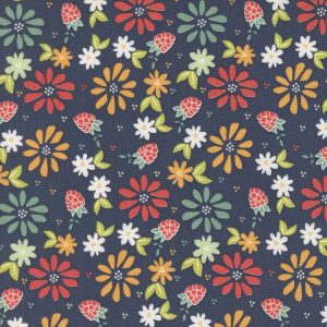 Raspberry Summer Blueberry Floral