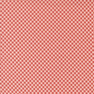 Raspberry Summer Carnation Gingham