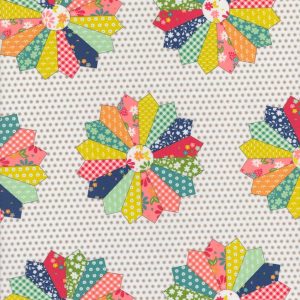 Raspberry Summer Cheat Backing 60" Wide