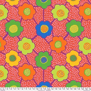 Kaffe Orange Funky Flowers