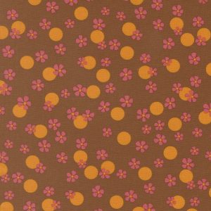 Happy Daze Rust Solid Floral
