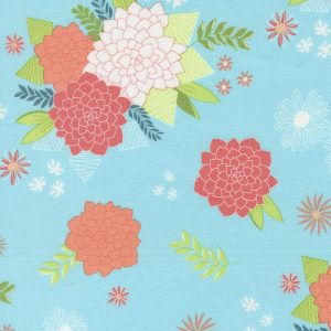 Honeyed Horizon Sky Large Floral