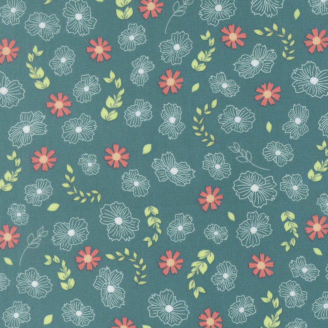 Honeyed Horizon Horizon Blue Small Floral